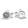 Zinc Alloy Snail Charm Pendant for DIY Necklace Bracelet Jewelry Making view 3