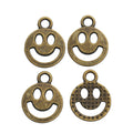 Zinc Alloy Smiley Face Charm Pendant No.482951 for DIY Necklace Bracelet Jewelry Making view 2