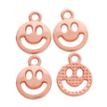 Zinc Alloy Smiley Face Charm Pendant No.482951 for DIY Necklace Bracelet Jewelry Making view 3