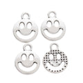 Zinc Alloy Smiley Face Charm Pendant No.482951 for DIY Necklace Bracelet Jewelry Making view 4