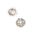 Zinc Alloy Flower Cap Jewelry Findings Accessories for DIY Jewelry Making – Bronze view 2
