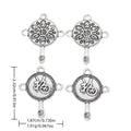 Antique Silver Zinc Alloy Rattle Drum Charm Pendant for DIY Necklace Bracelet Jewelry Making view 1