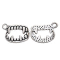 Zinc Alloy Tooth Charm Pendant for DIY Necklace Bracelet Jewelry Making view 2