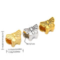 DIY Vintage Alloy Butterfly Large Hole Bead Jewelry Accessory For European Bracelets And Necklaces view 1