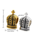 DIY Vintage Alloy Crown Large Hole Bead Jewelry Accessory For European Bracelets And Necklaces view 1