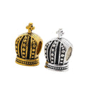 DIY Vintage Alloy Crown Large Hole Bead Jewelry Accessory For European Bracelets And Necklaces view 4