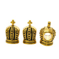 DIY Vintage Alloy Crown Large Hole Bead Jewelry Accessory For European Bracelets And Necklaces view 3