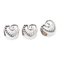 DIY Vintage Alloy Heart Large Hole Bead Jewelry Accessory For European Bracelets And Necklaces view 2