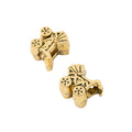 DIY Vintage Alloy Baby Stroller Large Hole Bead Jewelry Accessory For European Bracelets view 2