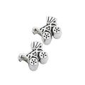 DIY Vintage Alloy Baby Stroller Large Hole Bead Jewelry Accessory For European Bracelets view 3