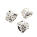 DIY Vintage Alloy Owl Large Hole Bead Jewelry Accessory For European Bracelets And Necklaces view 3