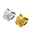 DIY Vintage Alloy Owl Large Hole Bead Jewelry Accessory For European Bracelets And Necklaces view 4