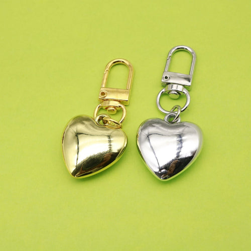 Zinc Alloy Hollow Heart Keychain Couple Bag Charm Gift