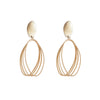 Matte Gold Ovals