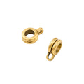 Vintage Zinc Alloy Three Way Single Dangle Perforated Large Hole Beads For DIY European Bracelet (6594) view 3