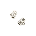 DIY Vintage Zinc Alloy Three Way Single Loop Large Hole Beads For European Bracelets view 2