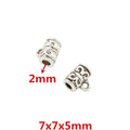 DIY Vintage Zinc Alloy Three Way Single Loop Large Hole Beads For European Bracelets view 1