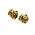 Vintage Zinc Alloy Three Way Single Dangle Perforated Large Hole Beads For DIY European Bracelet view 5
