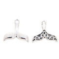 Zinc Alloy Fish Tail Charm Pendant No.032996 for DIY Necklace Bracelet Jewelry Making view 3