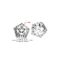 Antique Silver Zinc Alloy Flower Cap Jewelry Findings Accessories for DIY Jewelry Making view 1