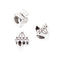 Vintage Alloy Umbrella Large Hole Beads For DIY European Bracelets And Necklaces view 3