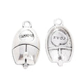 Antique Silver Zinc Alloy Computer Mouse Charm Pendant for DIY Necklace Bracelet Jewelry Making view 2
