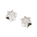 DIY Vintage Alloy Snowflake Large Hole Beads For Handmade European Bracelets And Necklaces view 2
