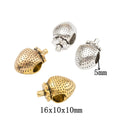 DIY Vintage Alloy Strawberry Large Hole Bead For European Bracelet Necklace Jewelry Findings view 1