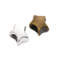 Vintage Alloy Five Point Star Large Hole Beads For DIY European Bracelets And Necklaces view 4