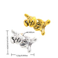 DIY Vintage Alloy Rabbit Large Hole Beads For European Bracelets And Necklaces view 1