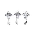 Silver Zinc Alloy Eye Tear Charm Pendant for DIY Necklace Bracelet Jewelry Making view 2