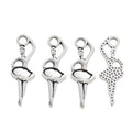Zinc Alloy Ballet Girl Charm Pendant for DIY Necklace Bracelet Jewelry Making view 5