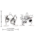Antique Silver Zinc Alloy Charm Pendant No.240722 for DIY Necklace Bracelet Jewelry Making view 1