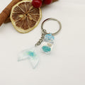 Metal Mermaid Tail Gradient Keychain Bag Charm Gift for Women view 7
