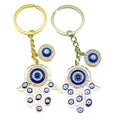 Metal Fatima Hand Evil Eye Keychain Bag Charm Gift view 5