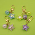 Acrylic Glitter Star Keychain Bag Charm view 1