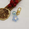 Acrylic Glitter Star Keychain Bag Charm view 6