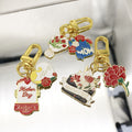 Alloy Happy Mother's Day Keychain Bag Charm view 3