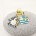 Alloy Happy Mother's Day Keychain Bag Charm view 2