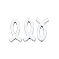 DIY Vintage Alloy Fish Spacer Beads, Perforated Charm Beads For Handmade Bracelet Making view 3