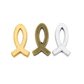 DIY Vintage Alloy Fish Spacer Beads, Perforated Charm Beads For Handmade Bracelet Making view 5