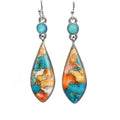 Women's Exotic Retro Hong Kong Style Dangle Earrings, Fashion Artistic Trend Jewelry view 5