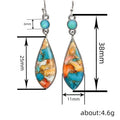 Women's Exotic Retro Hong Kong Style Dangle Earrings, Fashion Artistic Trend Jewelry view 4