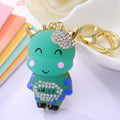 Jeweled Cow and Auspicious Charm Keychains in Forty Pictured Designs view 4