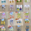 Colorful Alloy Flower Stud Earrings For Women, Sweet Fresh Spring Summer Fashion Jewelry view 2
