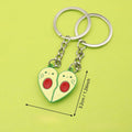 Zinc Alloy Enamel Magnetic Couple Keychain For Bag Charm Gift view 2