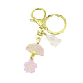 Zinc Alloy Enamel Sakura Rabbit Keychain Cute Bag Charm Gift view 5