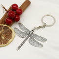 Metal Minimalist Dragonfly Keychain For Bag Charm Gift view 6