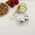 Metal 3D Headphone Keychain For Bag Charm Gift view 6
