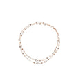 European Style Metal Rhinestone Heart Long Tassel Sweater Necklace For Women view 5